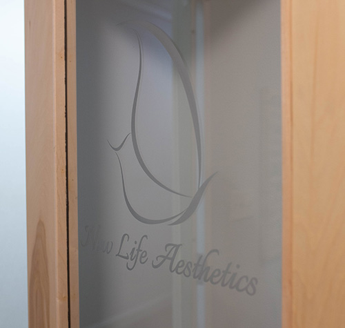 New Life Aesthetics Suite Door